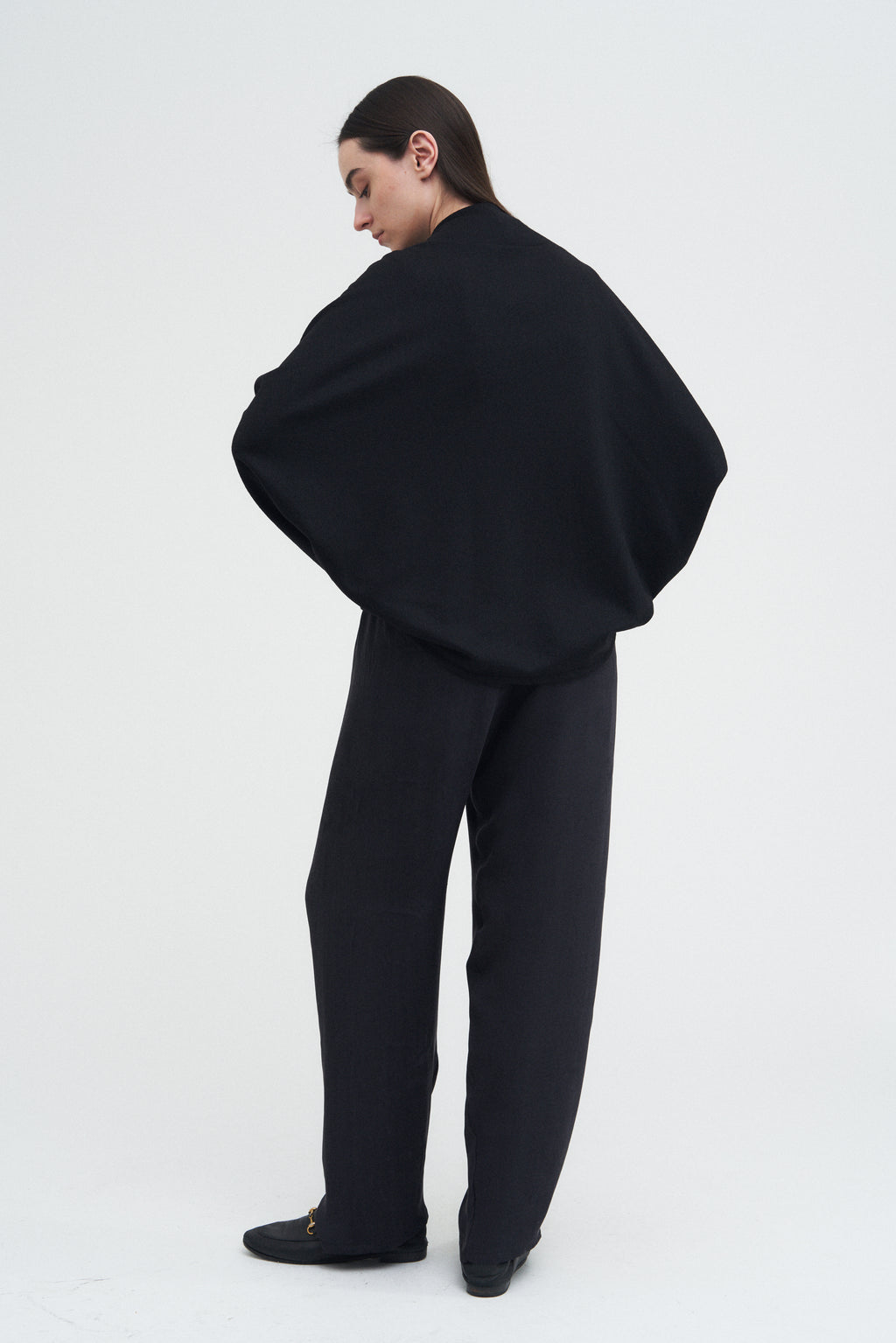Frame Cardigan — Black