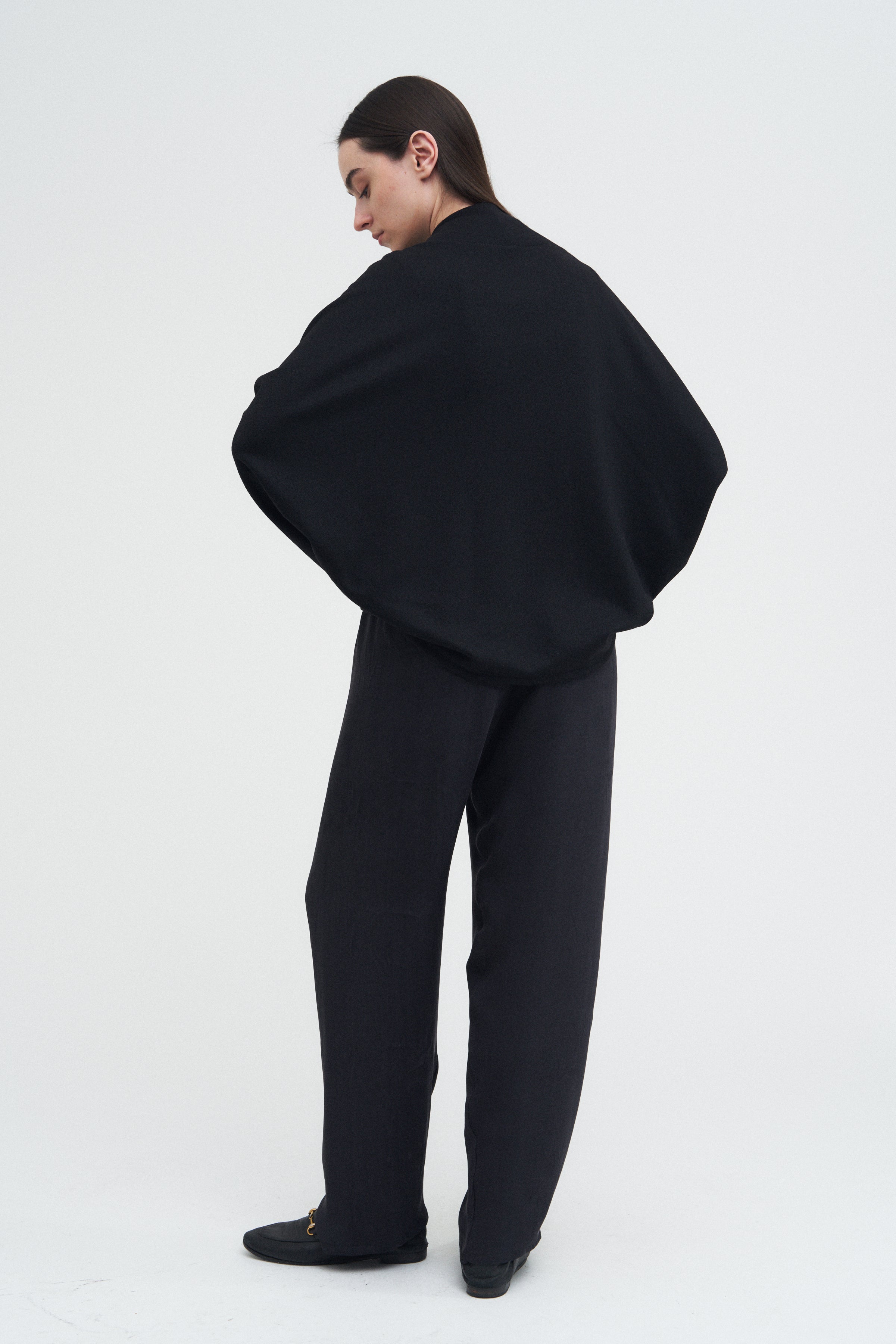 Frame Cardigan — Black