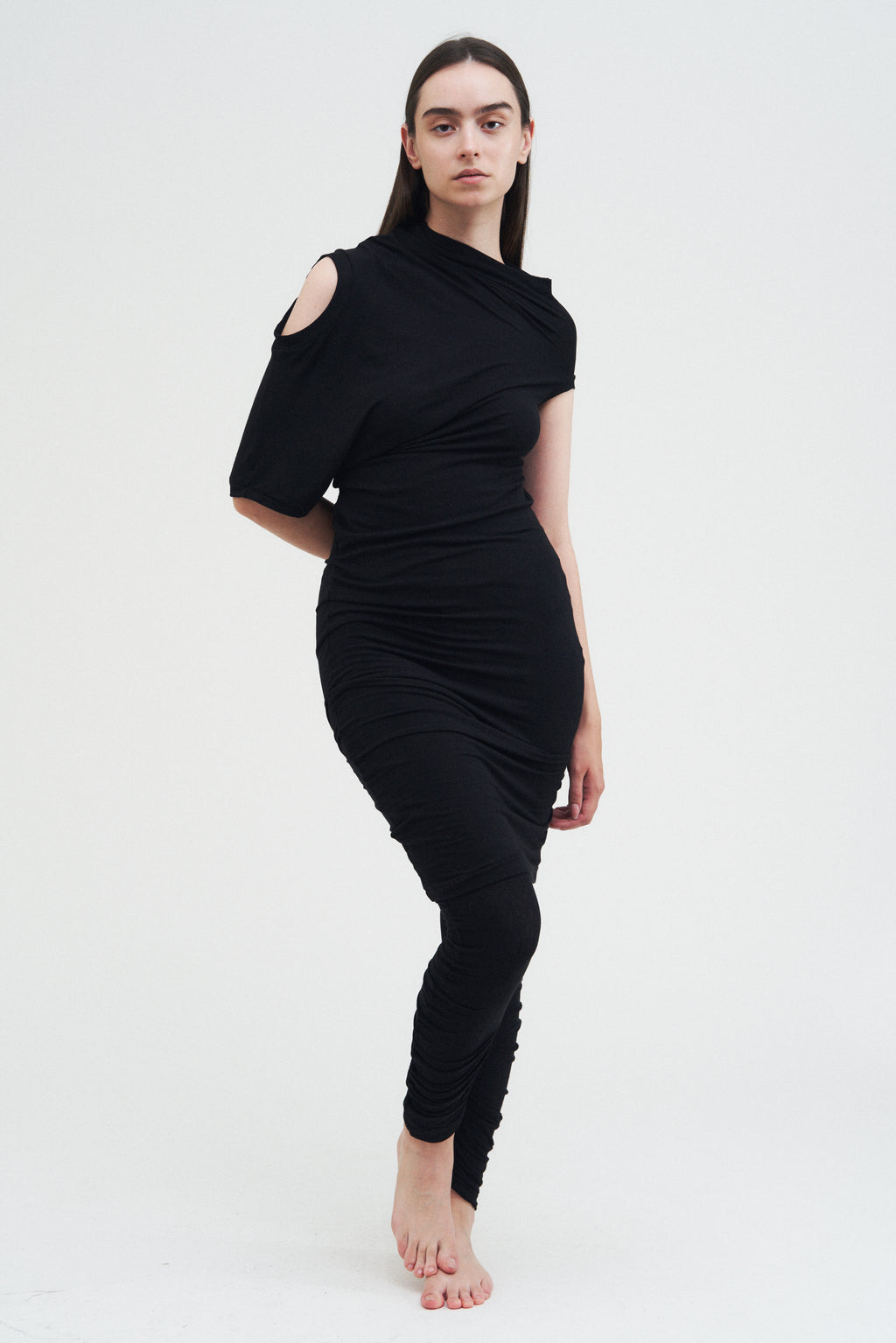Offset Dress — Black