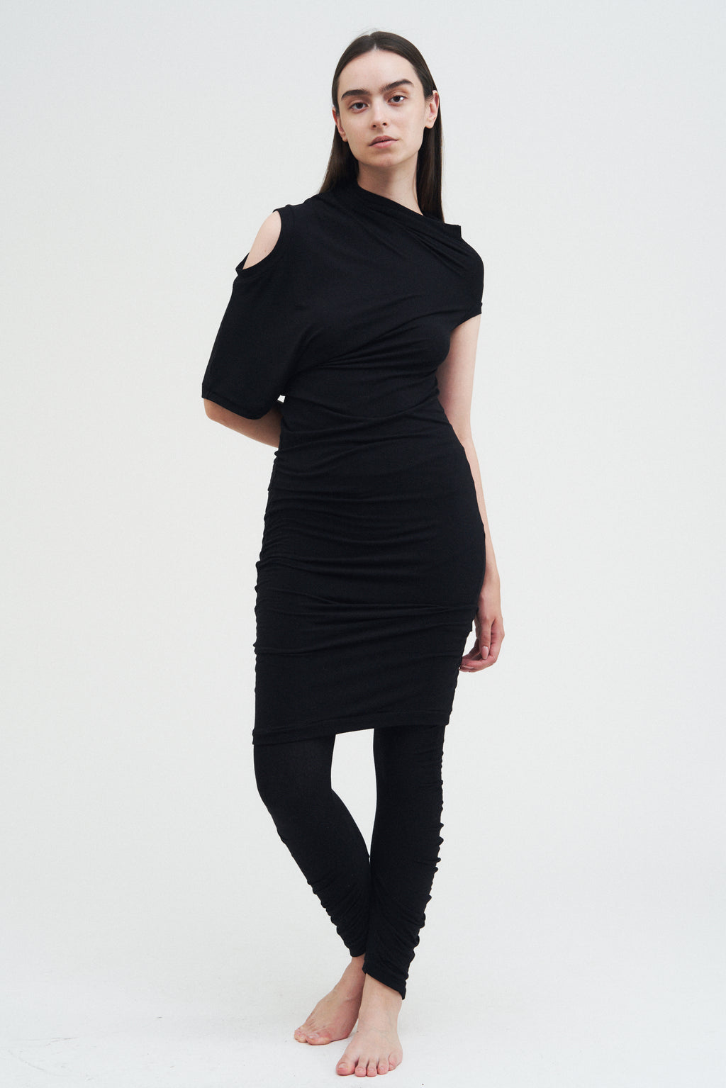 Offset Dress — Black