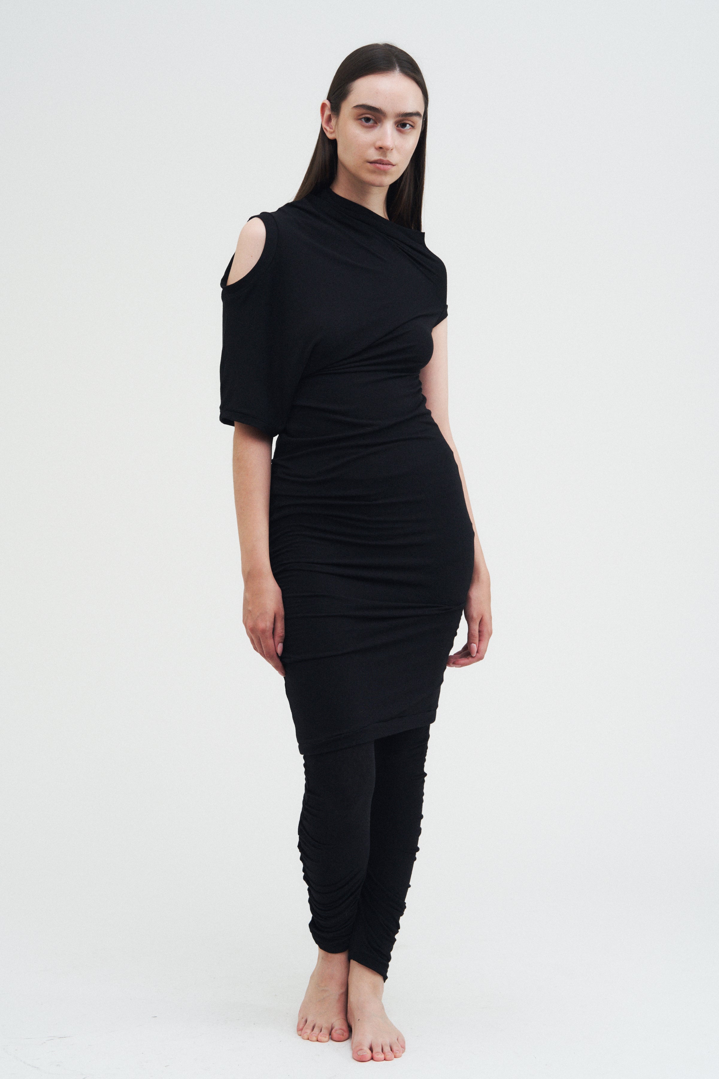Offset Dress — Black