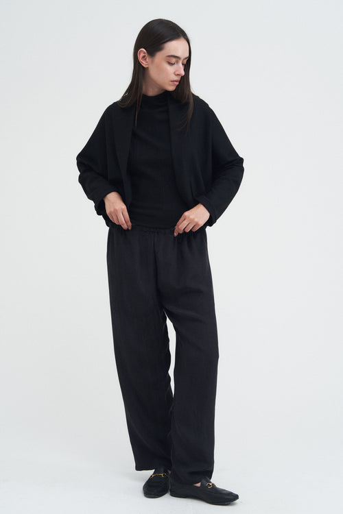 Frame Cardigan — Black