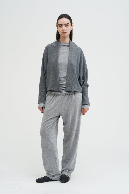 Frame Cardigan — Grey