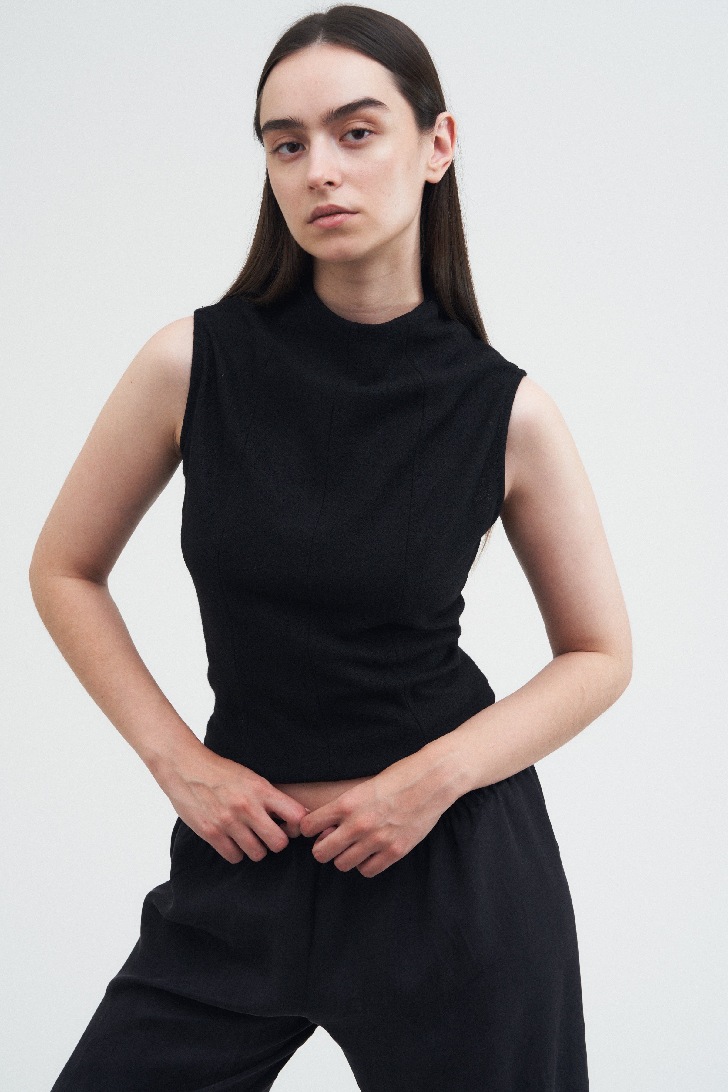 Sculpt Top — Black