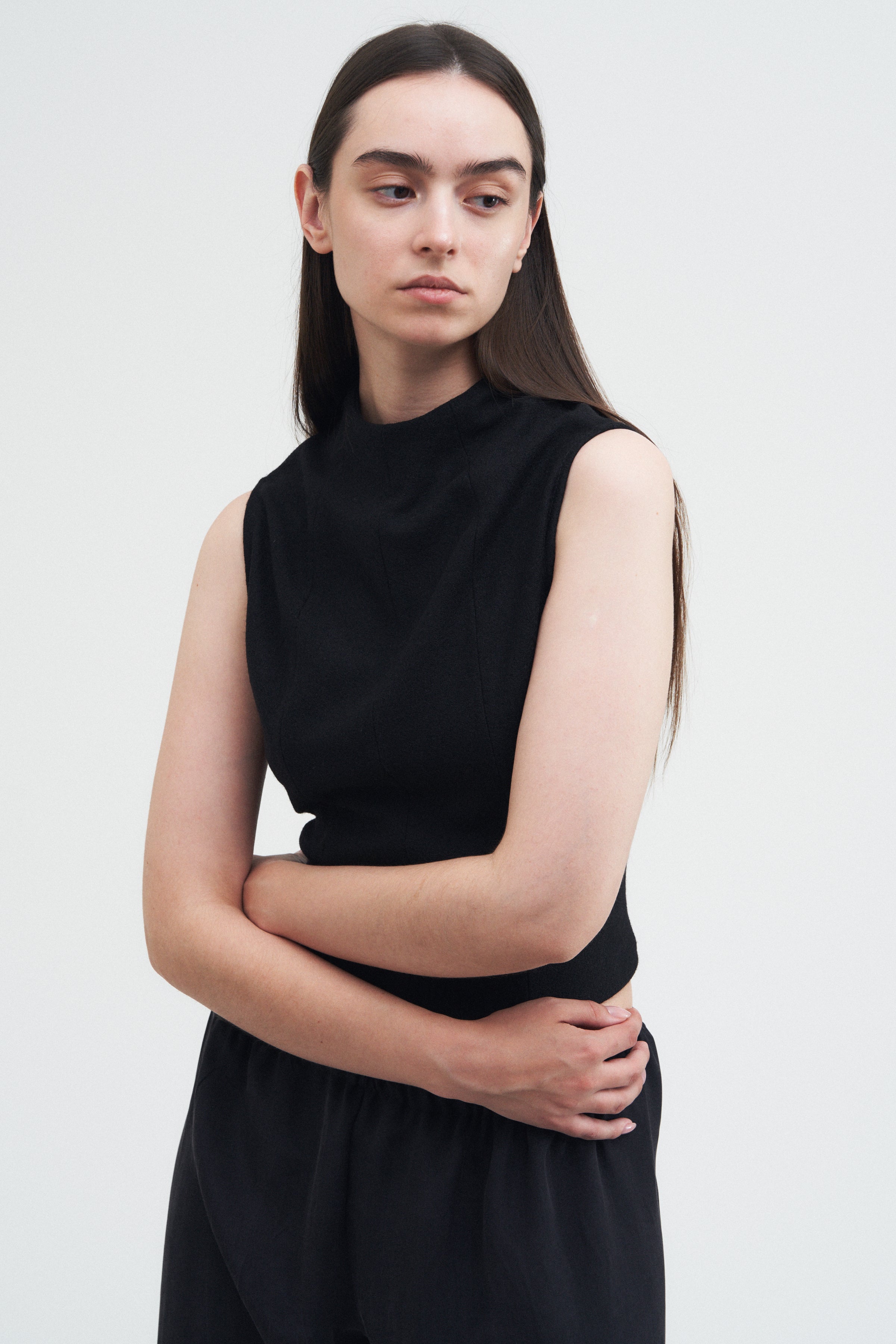 Sculpt Top — Black
