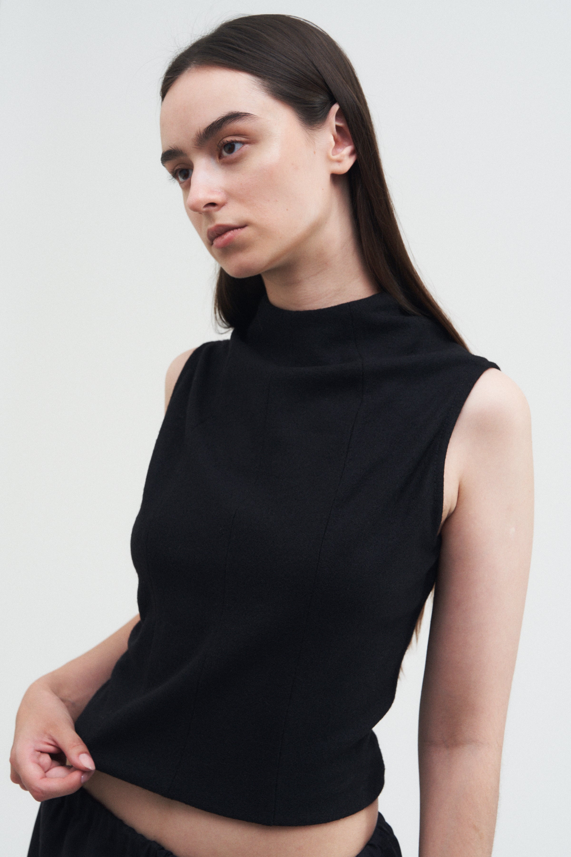 Sculpt Top — Black